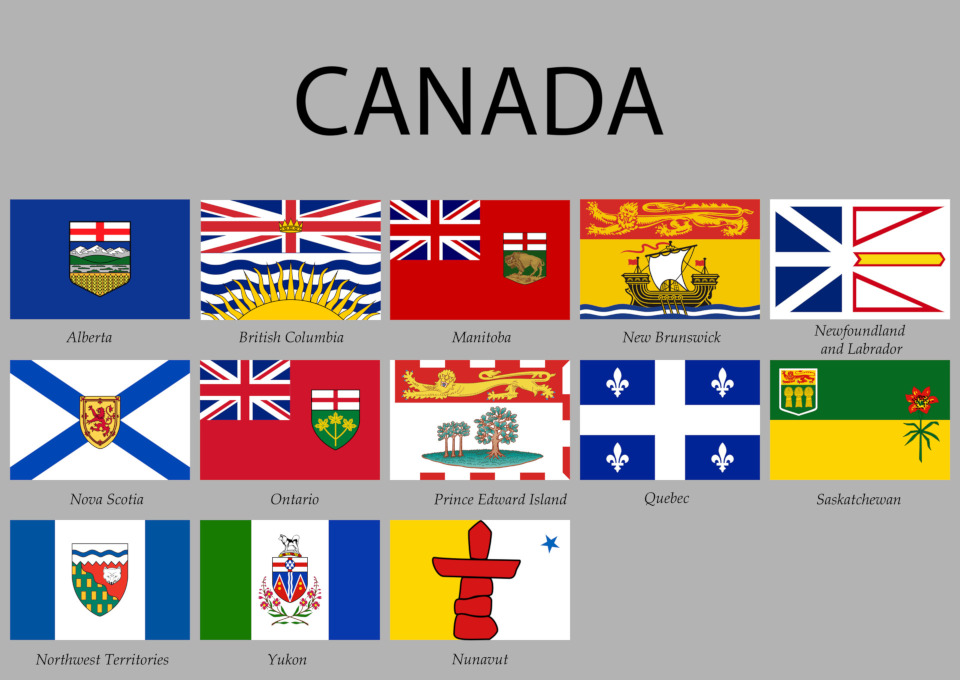 Drapeaux des provinces
